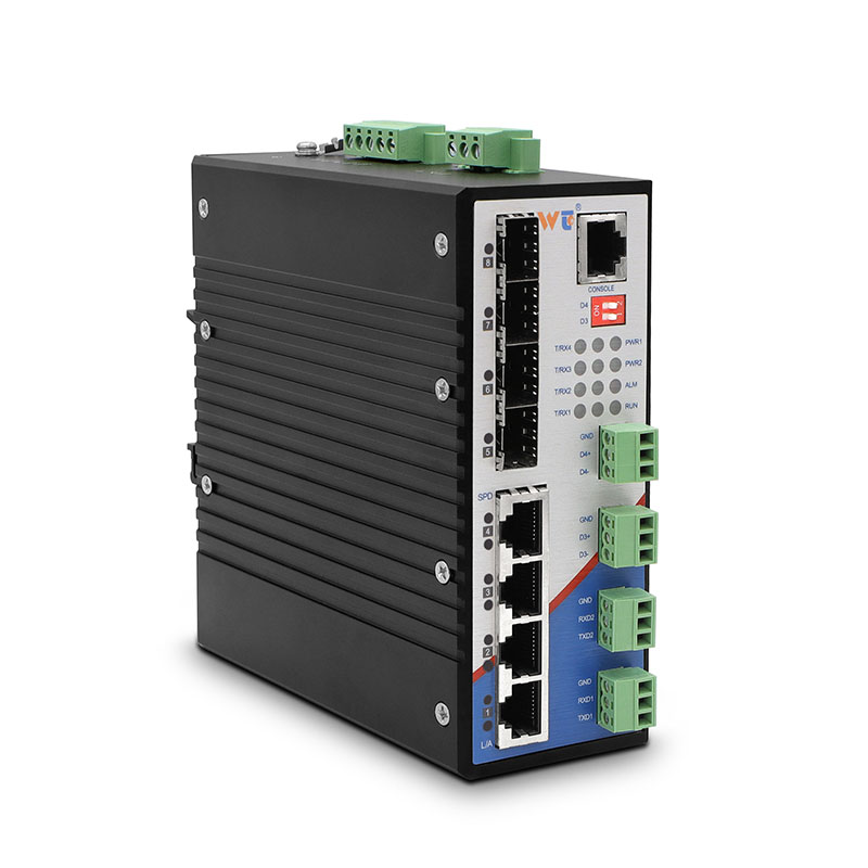 RS6000-4F4T-2DD2DS配网工业以太网交换机